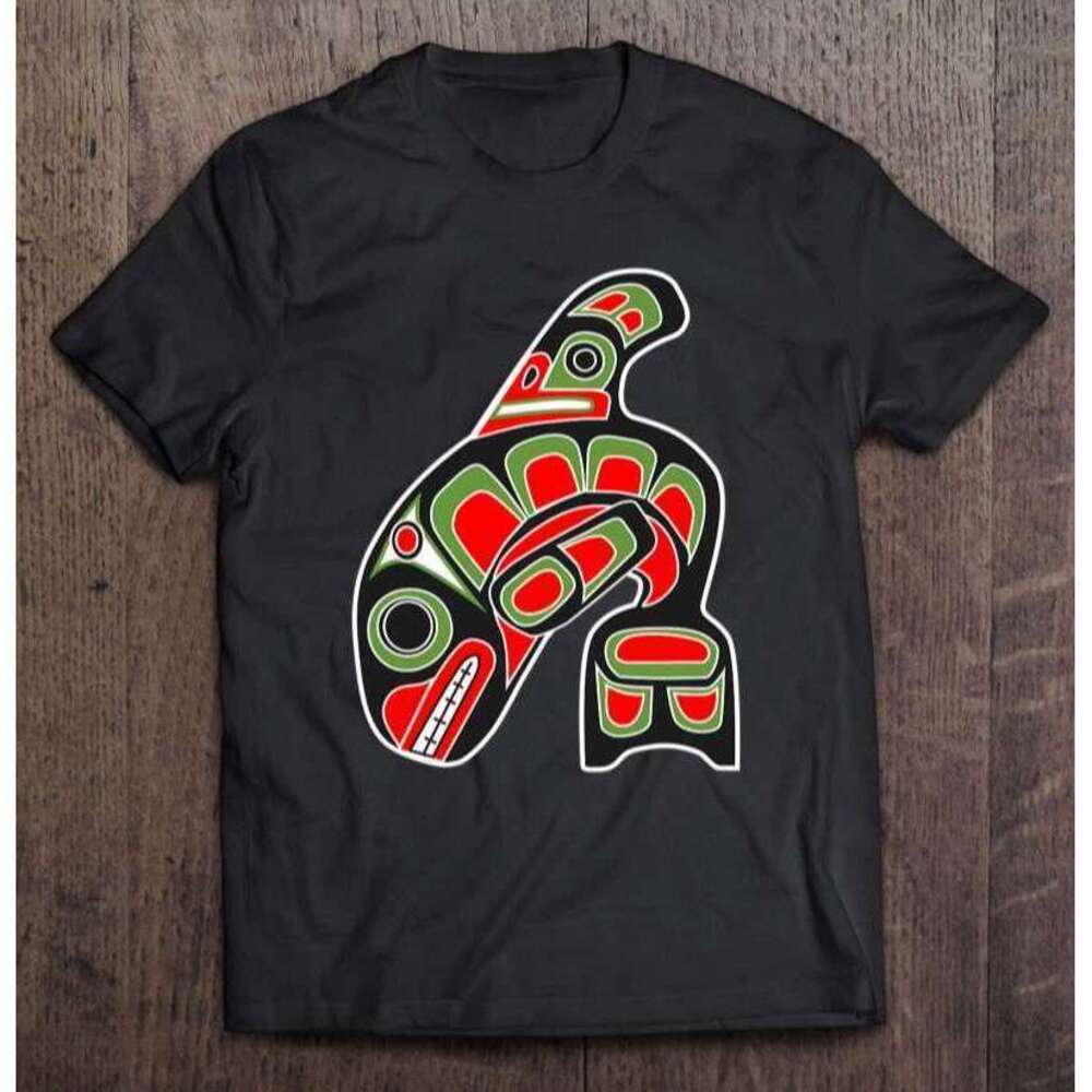 Orca Whale Alaska Haida Art Native American Totem Tribal Unisex Shirt